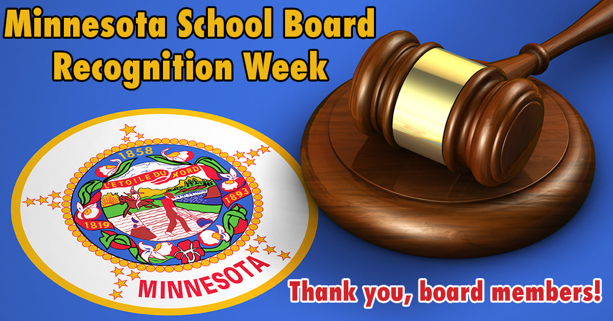 Minnesota School Board Recognition Week Independent School District 518